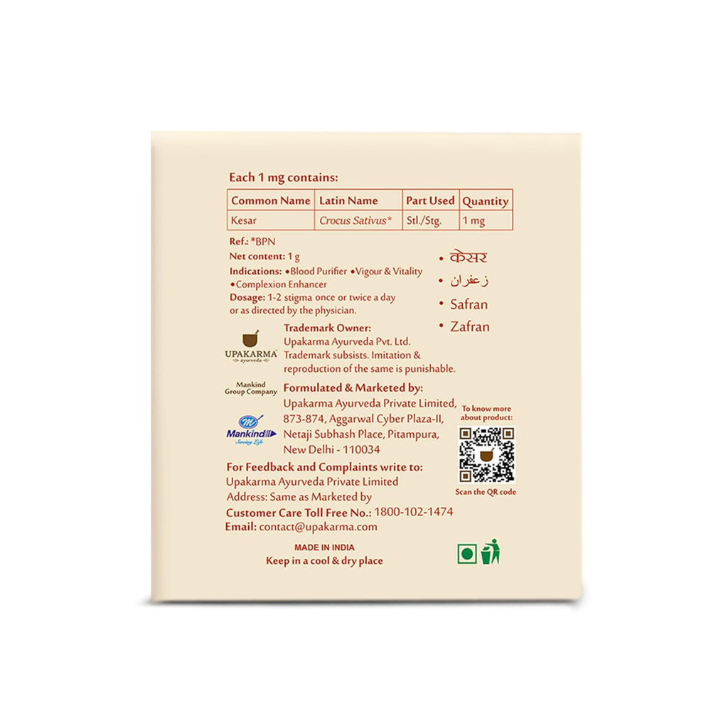 SAFFRAN Kasmír kesar 1g