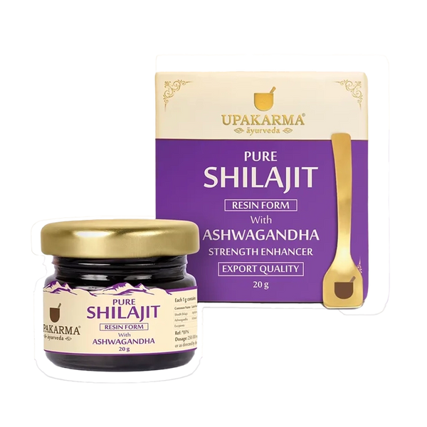SHILAJIT Resin with ASHWAGANDHA – 20 g