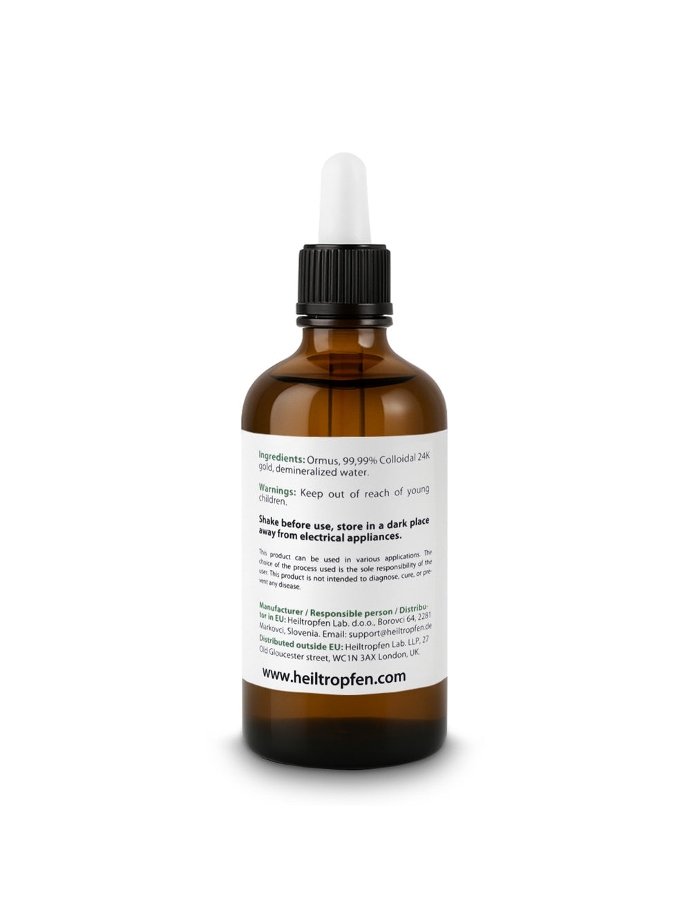 Ormus með 24K Colloidal gulli, 100ml