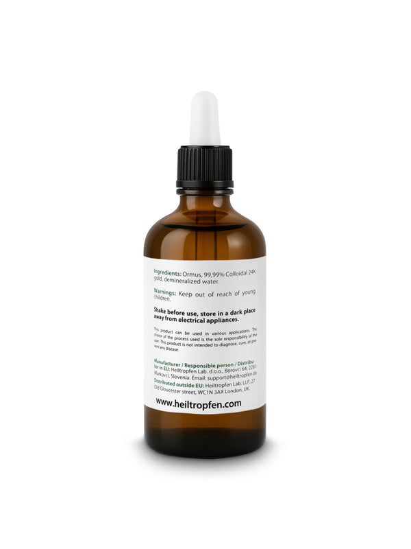 Ormus með 24K Colloidal gulli, 100ml